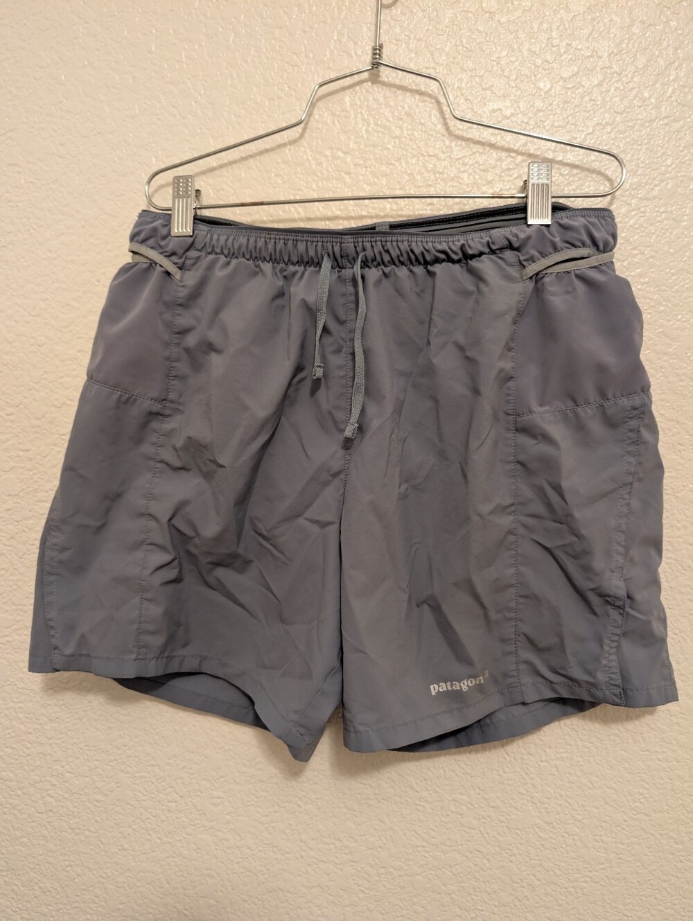 Patagonia Strider Pro Running Shorts Blue Men Medium